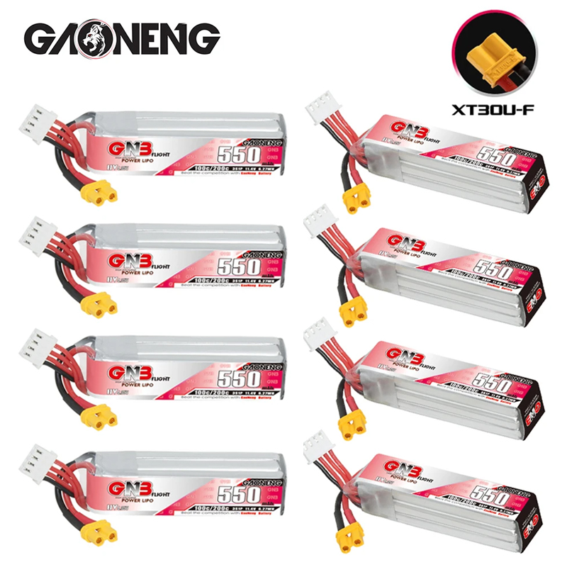 Rc Helicopter Parts - GNB HV 11.4V 550mAh 100C/200C akumulator