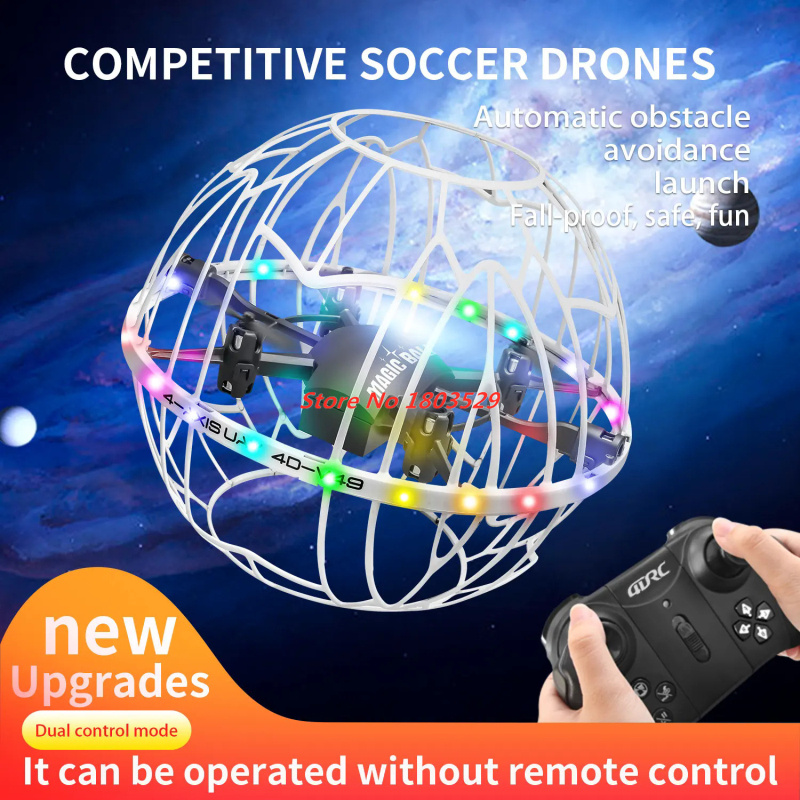 Rc Helicopter Gas - Dron RC z pełną ochroną, w