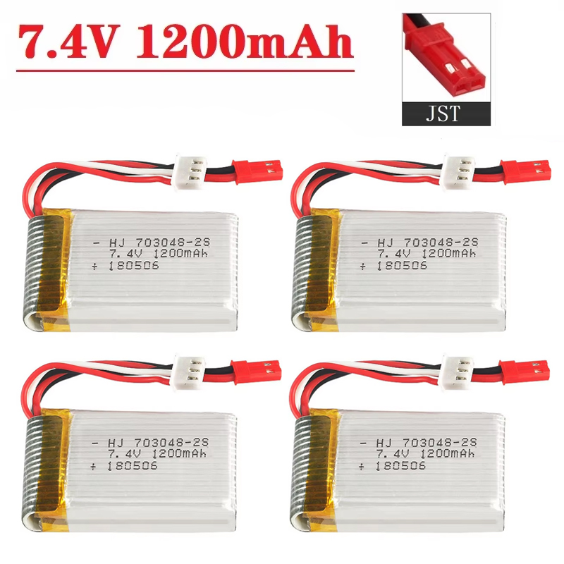 Rc Helicopter Parts - Bateria Lipo 2S 7,4 V 1200