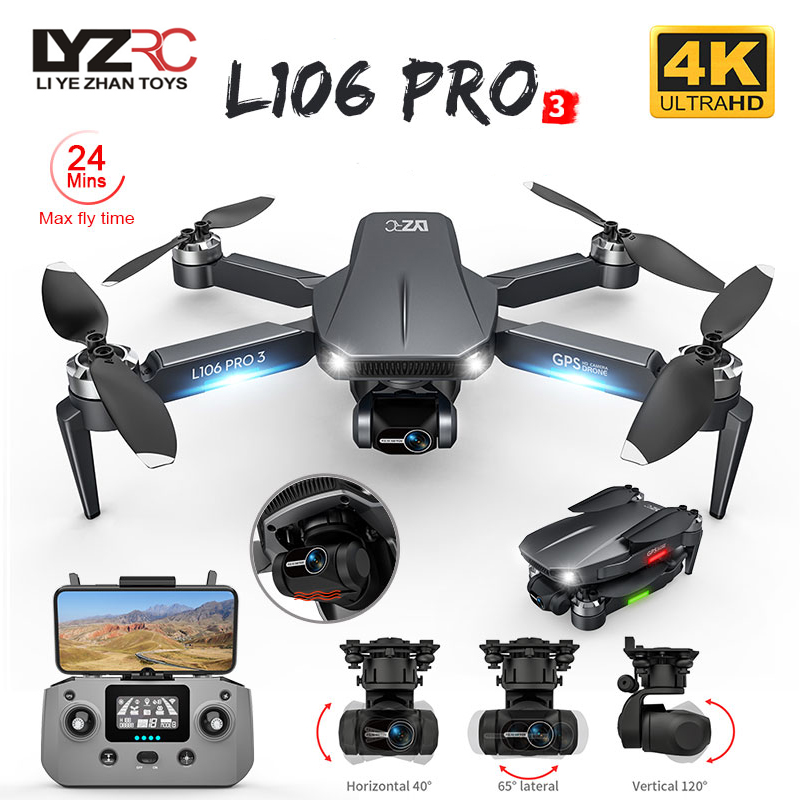 L106 Pro 3 Drone 5G WIFI FPV S – Rc Helicopter Electric recenzja i cena