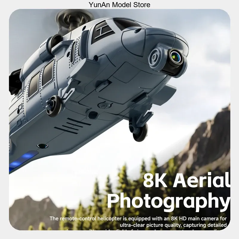 Helikopter RC 4DRC L2 8K UHD F – Rc Helicopter Single Rotor recenzja i cena
